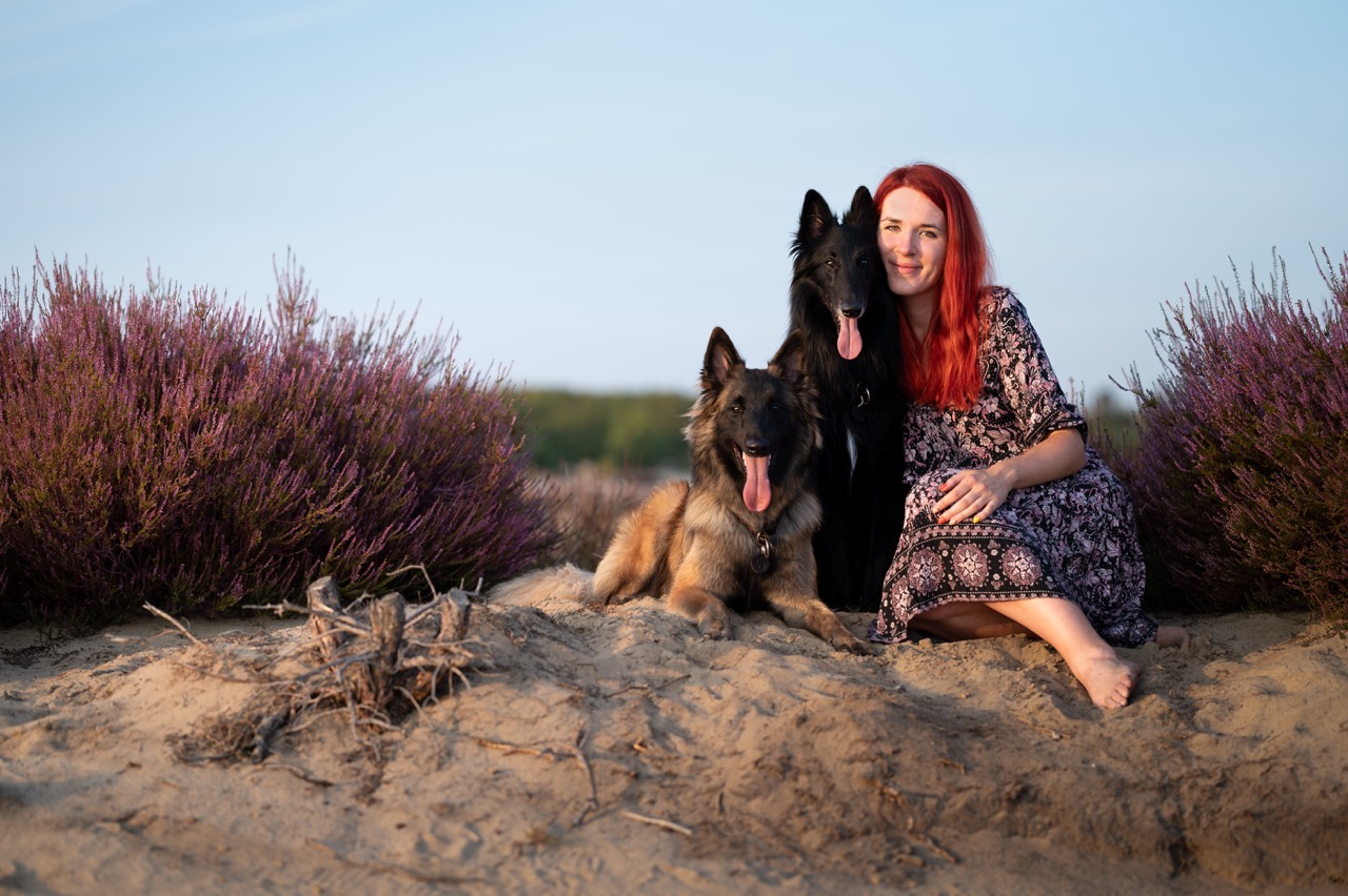 Spoločné fotenie majiteľa so psom – fotografia 3 | Redhead with Spots